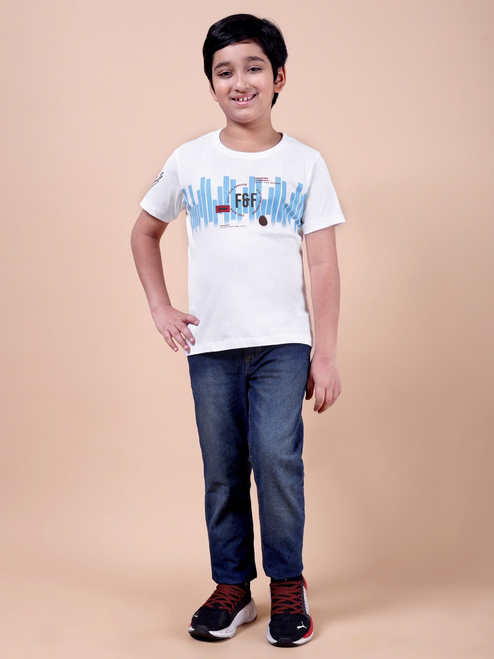 White F&F Boys’ Printed T-Shirt - Image 8