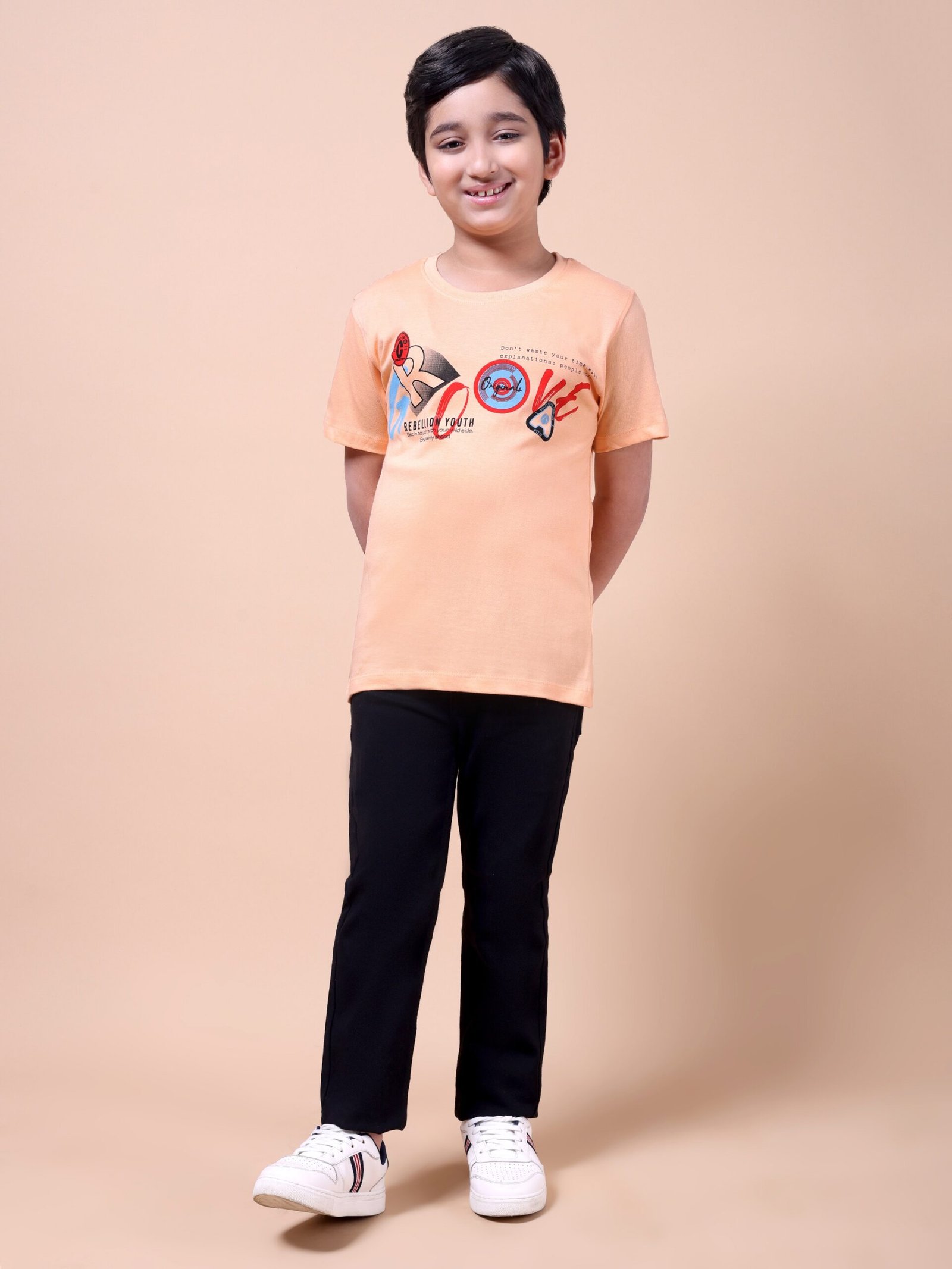 Peach Groove Boys’ Printed T-Shirt - Image 8