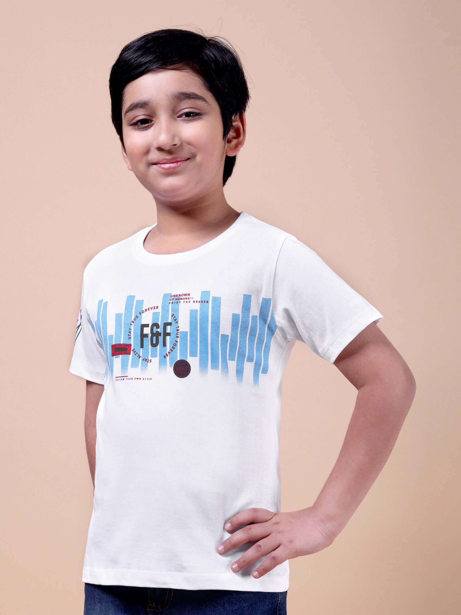 White F&F Boys’ Printed T-Shirt - Image 7