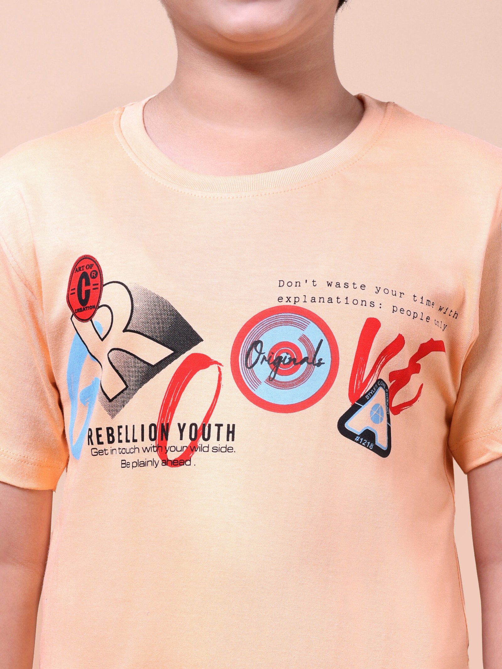 Peach Groove Boys’ Printed T-Shirt - Image 4