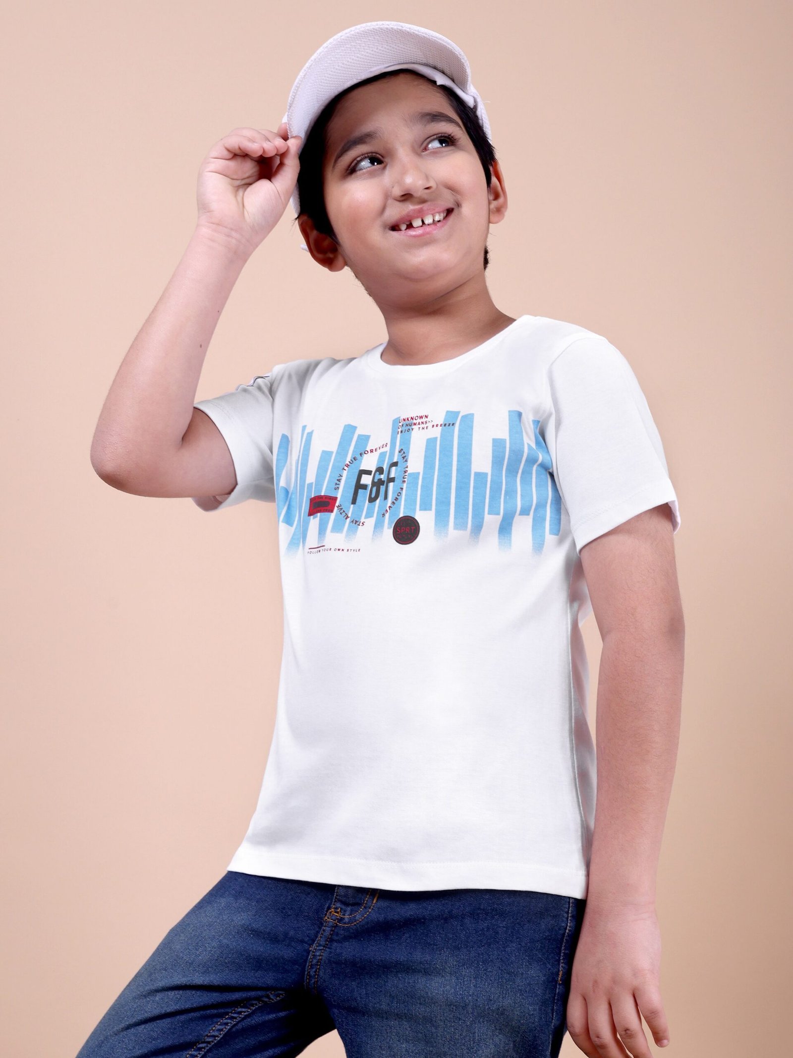 White F&F Boys’ Printed T-Shirt - Image 2