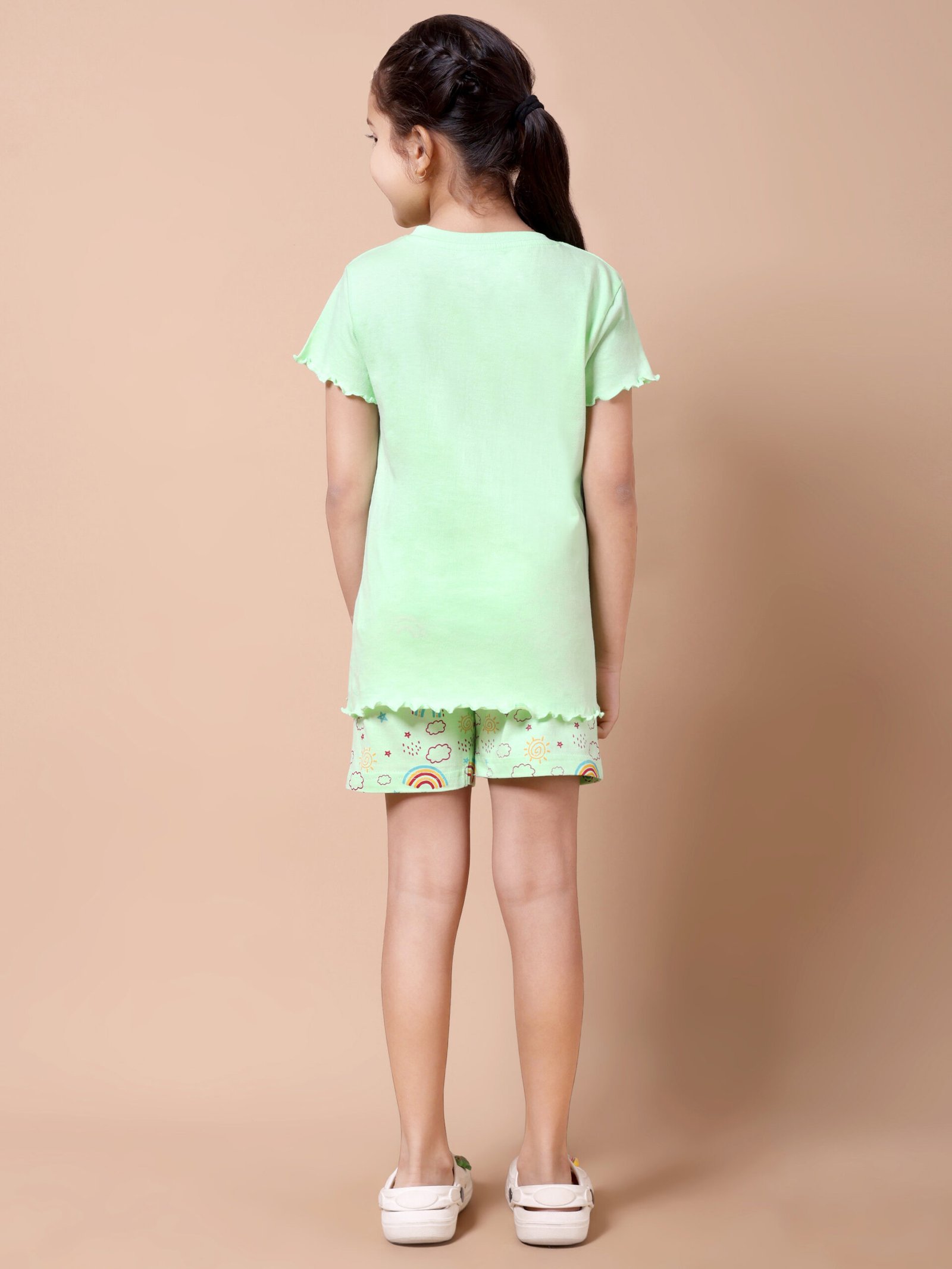 Paradise Green Rainbow Print Co-ord Set - Image 6