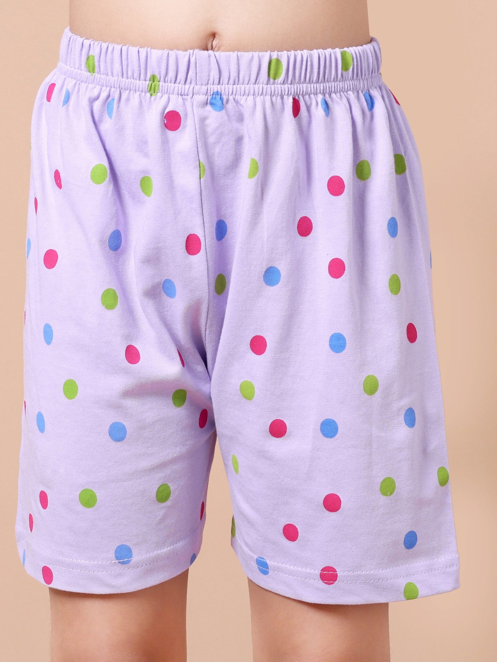 Pastel Lilac Polka Dot & Slogan Co-ord Set - Image 5