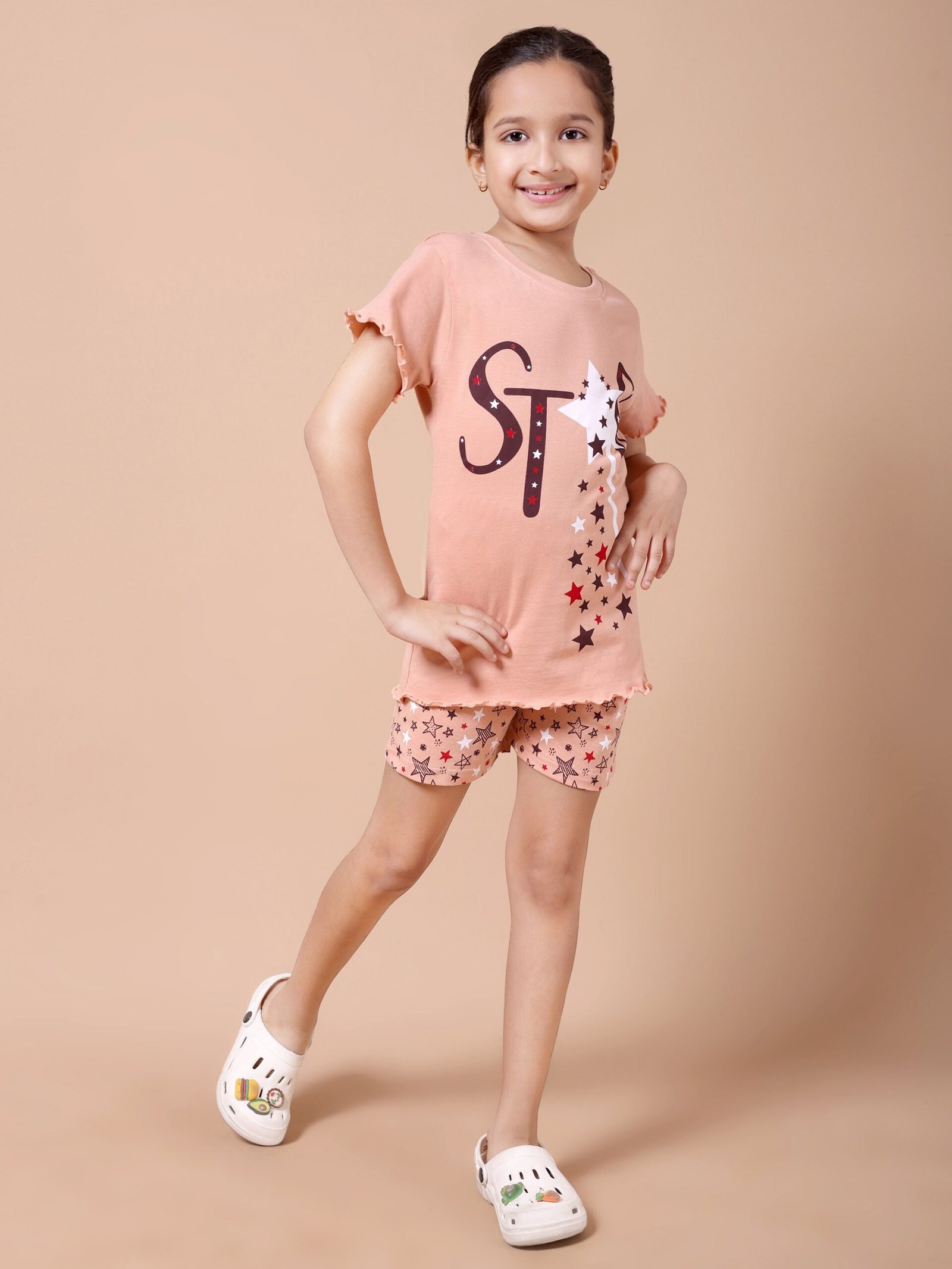Peach Pie Star Print Co-ord Set - Image 8
