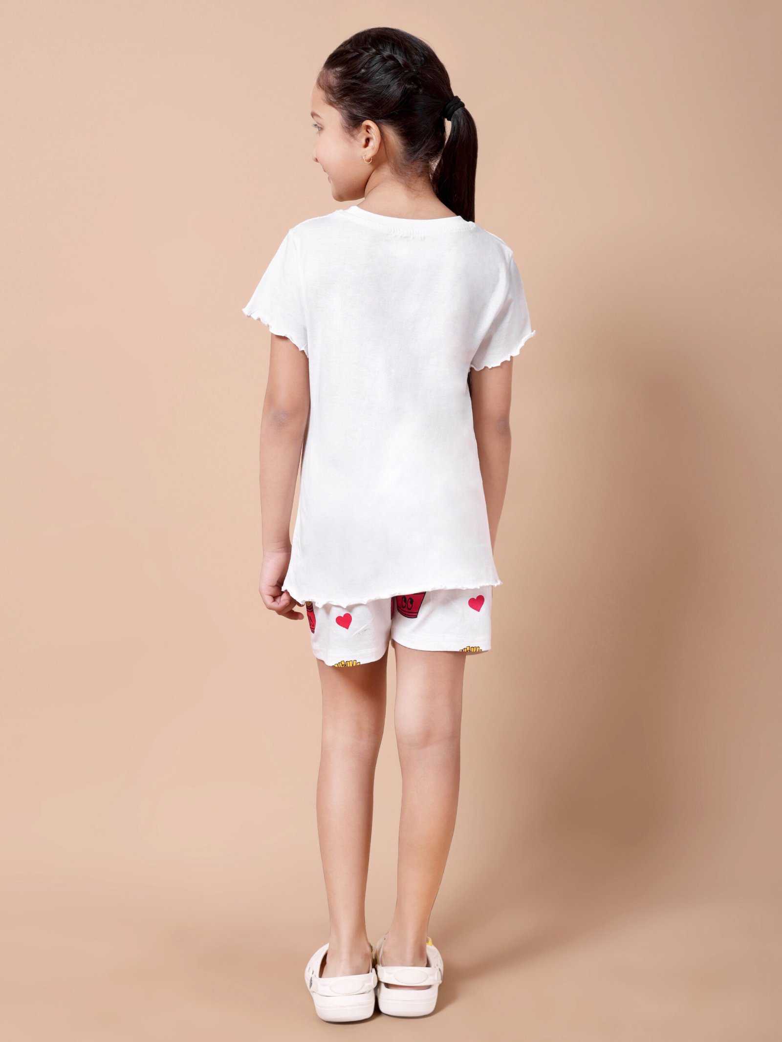 Pearl White Fries Print Co-ord Set - Image 6